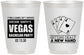 Personalized Bachelor Party 16 oz Frosted Cups - Las Vegas | 40026