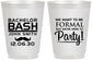 Personalized Bachelor Party 16 oz Frosted Cups - Formal | 40030