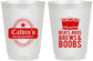 Personalized Bachelor Party 16 oz Frosted Cups - Brews And Boobs | 40031