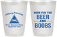 Personalized Bachelor Party 16 oz Frosted Cups - Beer And Boobs | 40040