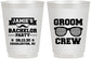 Personalized Bachelor Party 16 oz Frosted Cups - Groom Crew | 40047