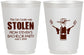 Personalized Bachelor Party 16 oz Frosted Cups - Stolen | 40053