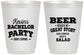 Personalized Bachelor Party 16 oz Frosted Cups - Great Story | 40057