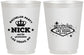 Personalized Bachelor Party 16 oz Frosted Cups - Last Vegas | 40059