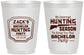 Personalized Bachelor Party 16 oz Frosted Cups - Hunting Season | 40063