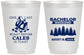 Personalized Bachelor Party 16 oz Frosted Cups - Camping | 40079