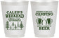 Personalized Bachelor Party 16 oz Frosted Cups - Camping | 40091