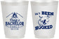 Personalized Bachelor Party 16 oz Frosted Cups - Fishing Hooked | 40096