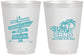 Personalized Wedding 16 oz Frosted Cups - Sun Sand Drink In My Hand | 416