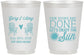 Personalized Wedding 16 oz Frosted Cups - Vows Are Done Enjoy Sun | 428