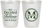 Personalized Wedding 16 oz Frosted Cups - Monogram | 435