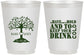 Personalized Wedding 16 oz Frosted Cups - To Have And To Hold | 438