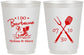 Personalized Wedding 16 oz Frosted Cups - I Do Barbecue Bbq | 446