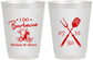 Personalized Wedding 16 oz Frosted Cups - I Do Barbecue Bbq | 447