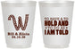 Personalized Wedding 16 oz Frosted Cups - To Have And To Hold | 449
