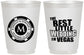 Personalized Wedding 16 oz Frosted Cups - Las Vegas | 458