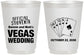Personalized Wedding 16 oz Frosted Cups - Las Vegas | 465