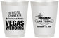 Personalized Wedding 16 oz Frosted Cups - Las Vegas | 466
