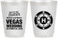 Personalized Wedding 16 oz Frosted Cups - Las Vegas | 467