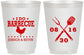 Personalized Wedding 16 oz Frosted Cups - I Do Barbecue Bbq | 472