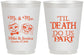 Personalized Wedding 16 oz Frosted Cups - Til Death Do Us Part | 487