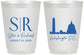 Personalized Wedding 16 oz Frosted Cups - Washington Dc | 500