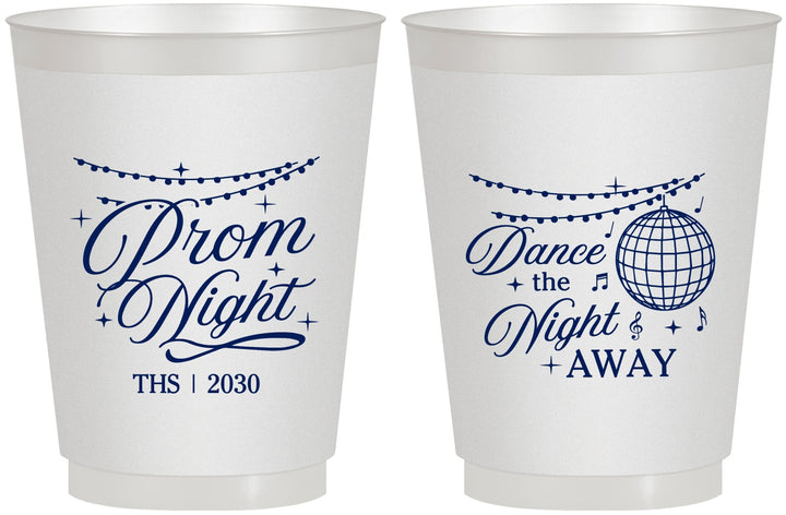 Personalized Prom 16 oz Frosted Cups - Dance The Night Away | 50001