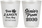 Personalized Prom 16 oz Frosted Cups - King Vote | 50019