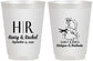 Personalized Wedding 16 oz Frosted Cups - Antigua And Barbuda | 502