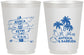 Personalized Wedding 16 oz Frosted Cups - Antigua And Barbuda | 503