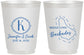 Personalized Wedding 16 oz Frosted Cups - Barbados | 508