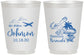 Personalized Wedding 16 oz Frosted Cups - Bermuda | 513