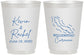 Personalized Wedding 16 oz Frosted Cups - Curacao | 520