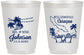 Personalized Wedding 16 oz Frosted Cups - Curacao | 521