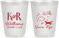 Personalized Wedding 16 oz Frosted Cups - Fiji | 524