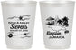 Personalized Wedding 16 oz Frosted Cups - Jamaica | 531