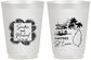 Personalized Wedding 16 oz Frosted Cups - St Lucia | 541