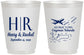 Personalized Wedding 16 oz Frosted Cups - Cayman Island | 544