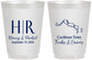 Personalized Wedding 16 oz Frosted Cups - Turks And Caicos | 546
