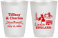 Personalized Wedding 16 oz Frosted Cups - England | 549