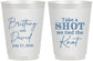 Personalized Wedding 16 oz Frosted Cups - Take A Shot We Tied The Knot | 550