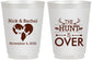 Personalized Wedding 16 oz Frosted Cups - The Hunt Is Over | 554
