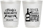 Personalized Bachelorette 16 oz Frosted Cups - Fiesta Siesta Tequila Repeat | 60002