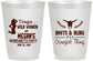 Personalized Bachelorette 16 oz Frosted Cups - Boots And Bling | 60023