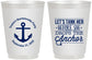 Personalized Bachelorette 16 oz Frosted Cups - Tank Her Drop Anchor | 60026
