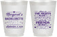 Personalized Bachelorette 16 oz Frosted Cups - Nights Remember | 60034