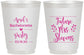 Personalized Bachelorette 16 oz Frosted Cups - Future Mrs | 60037