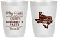 Personalized Bachelorette 16 oz Frosted Cups - Texas Cowgirl | 60041