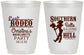 Personalized Bachelorette 16 oz Frosted Cups - Raising Hell Last Rodeo | 60042