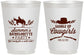 Personalized Bachelorette 16 oz Frosted Cups - Saddle Up Cowgirls | 60045